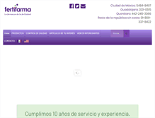 Tablet Screenshot of fertifarma.com